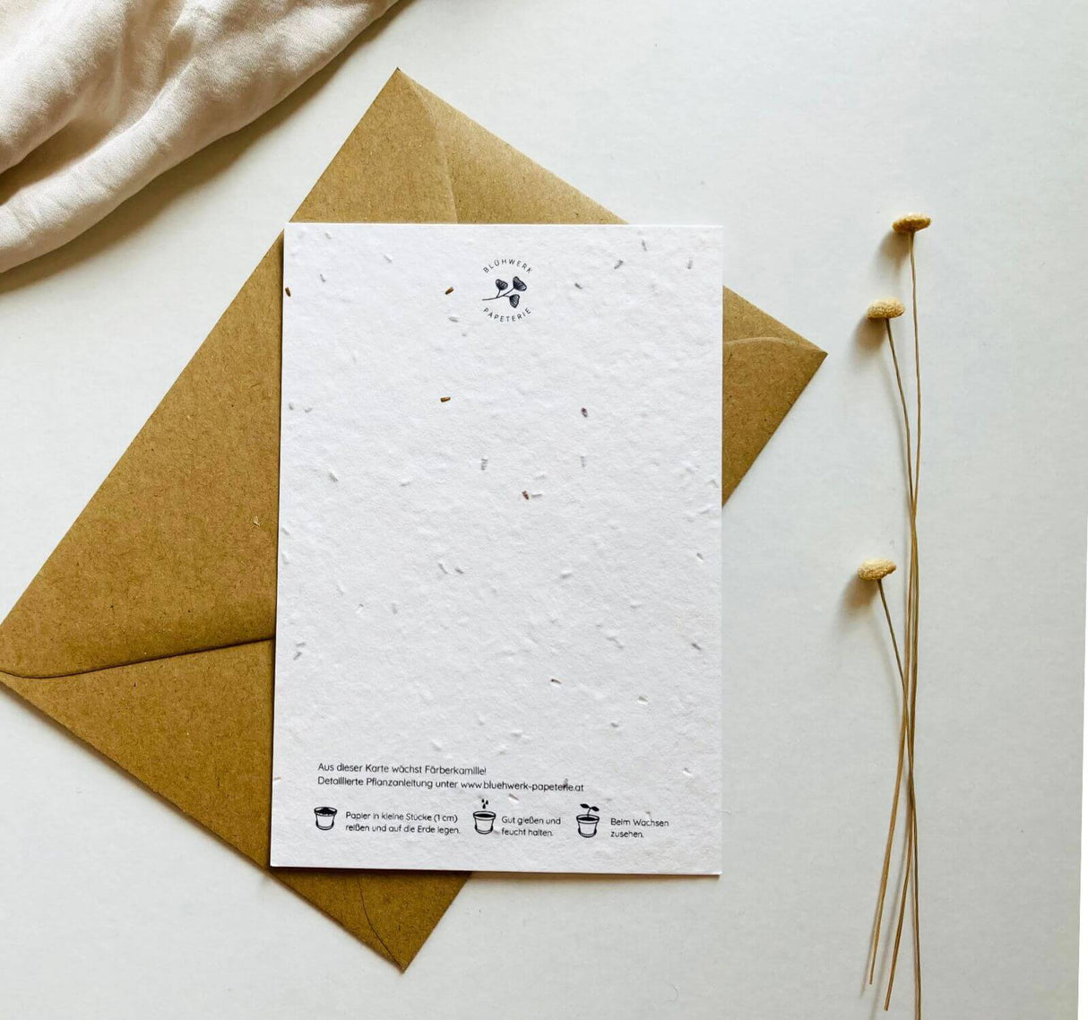 "Happy Birthday" Saatpapier Grußkarten | Schenken, einpflanzen, beim wachsen zusehen