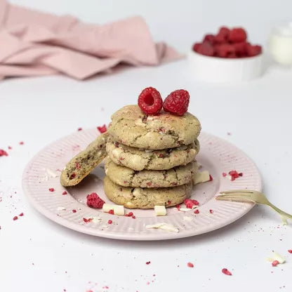 Himbeer-Cookies mit weißer Schokolade | Backmischung 336g
