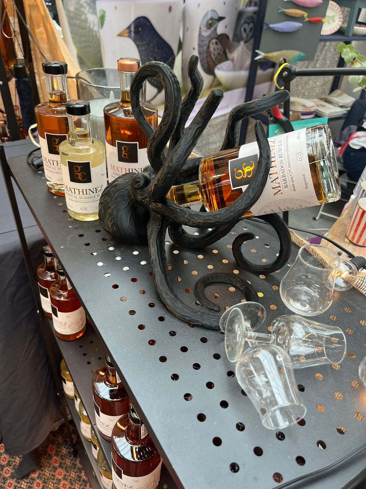 Kraken Flaschenhalter | Eindrucksvoller Flaschenhalter versch. Farben
