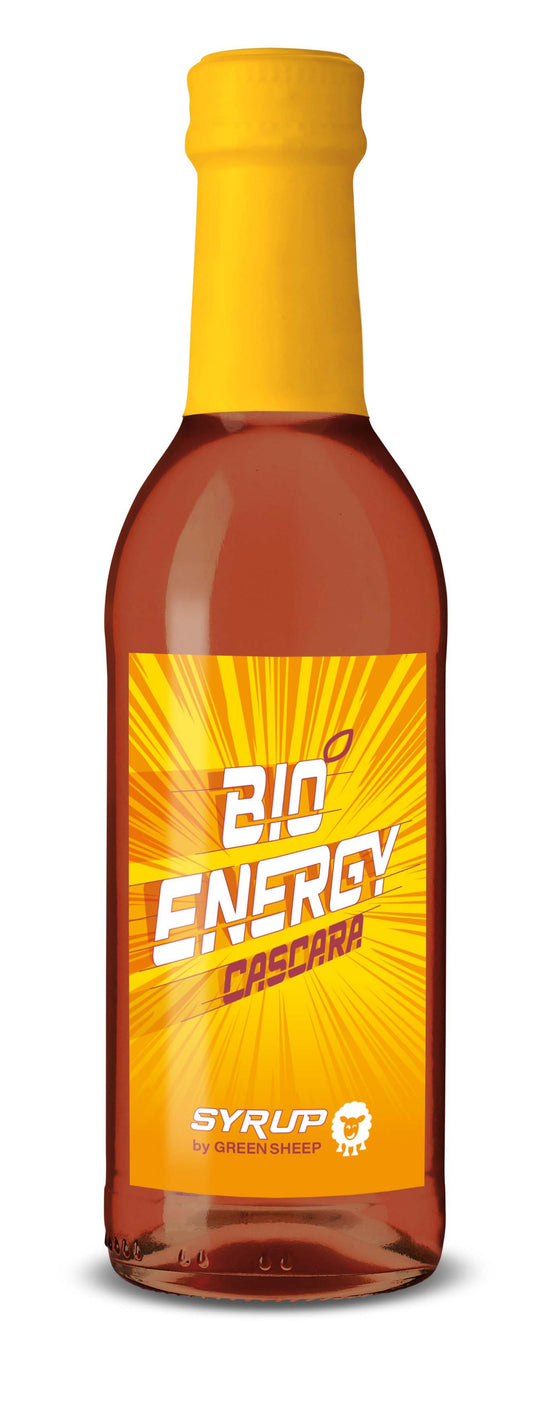 Energy Syrup 250 ml – Bio-Sirup mit Cascara, Ingwer & Kardamom, natürliches Koffein, handgemacht von Green Sheep, Schloss Schiltern, Niederösterreich