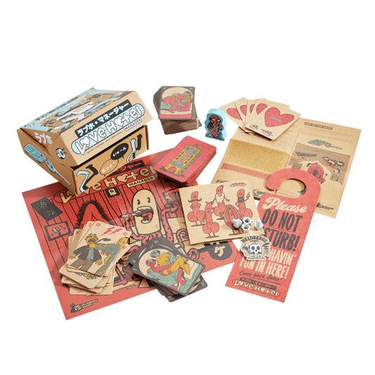 Heldbergs Games Love Hotel Manager – Kartenspiel Erwachsene Tokio Street Design