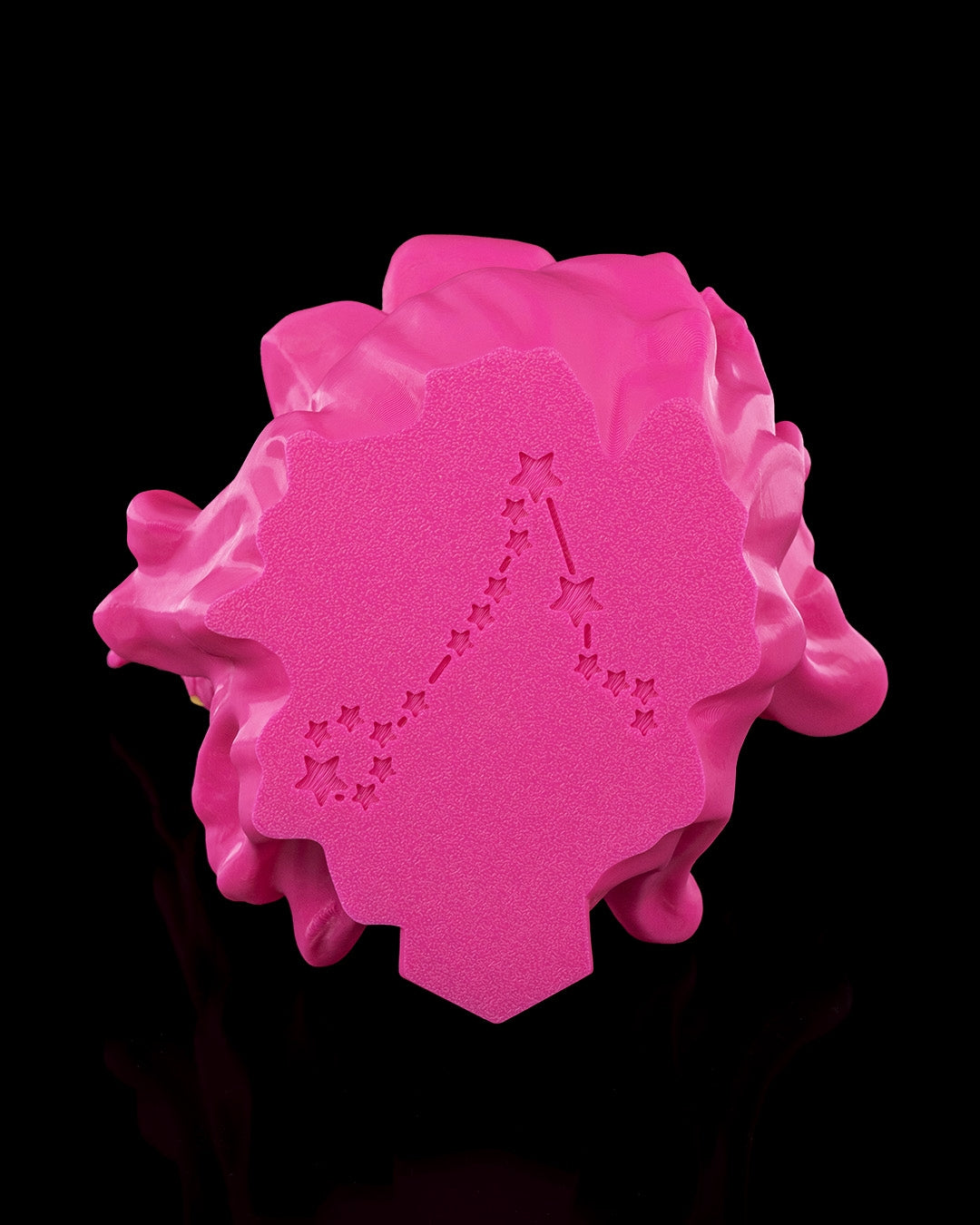 Pisces-Figur (Fische) aus 3D-Druck, stilvoll und minimalistisch, mit Sternbild auf der Unterseite. Nachhaltig aus PLA (Maisstärke), in zwei Größen und Farbvarianten. Ideal für Fische-Geborene (19. Februar – 20. März).