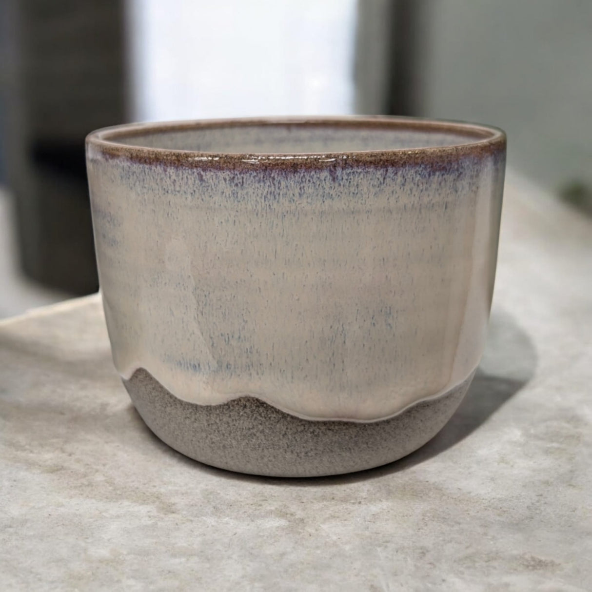 Keramiktassen Cappuccino - Varianten in Perle-Optik / Weiß | Handgefertigt von ArtStudioIzzi