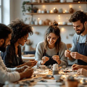 Workshop-Ticket für kreative Events bei Dreizack – jetzt online buchen und handgemachtes Handwerk erleben.
