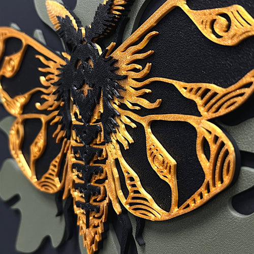 3D Totenkopfschwärmer Kunst