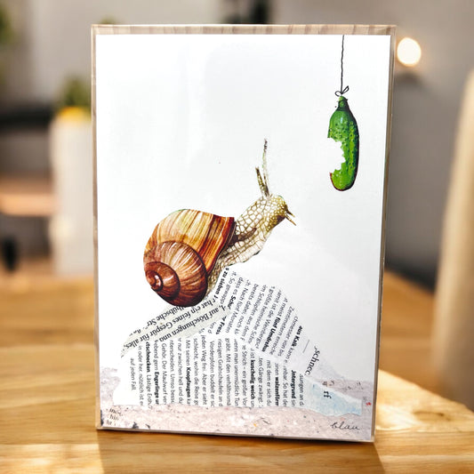 Schnecke A5 | Kunst von Blaugezeichnet