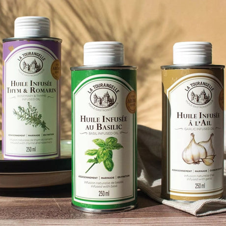 Kopie von Knoblauch-Öl 250ml | Meisterhafte Öle mit französischer Tradition Genuss Dreizack oesterreich handgemachte geschenke in wien