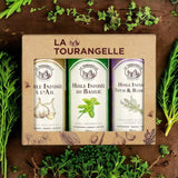 Basilikum-Öl 250ml | Meisterhafte Öle mit französischer Tradition Kräuter & Knoblauch Öl-Set Genuss Dreizack oesterreich handgemachte geschenke in wien