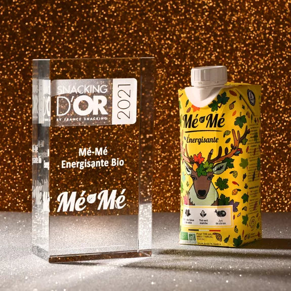 Mé-Mé Energizing Bio-Eistee | Matcha-Grüntee mit Zitrone & Ahornsaft – 330 ml nachhaltige Verpackung Frankreich