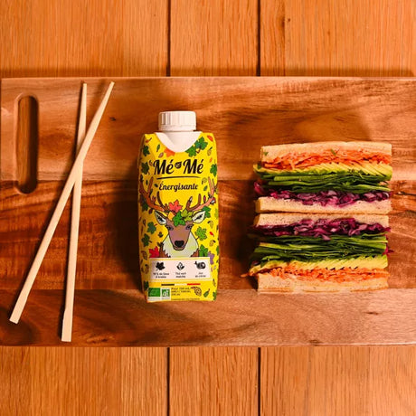 Mé-Mé Energizing Bio-Eistee | Matcha-Grüntee mit Zitrone & Ahornsaft – 330 ml nachhaltige Verpackung Frankreich