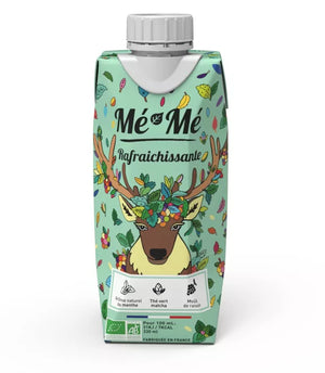 Mé-Mé Refresh Bio-Eistee | Matcha-Grüntee mit Minze – 330 ml nachhaltige Verpackung Frankreich