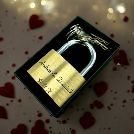 Personalisiertes Liebesschloss mit Gravur | Ein Symbol für unvergängliche Liebe