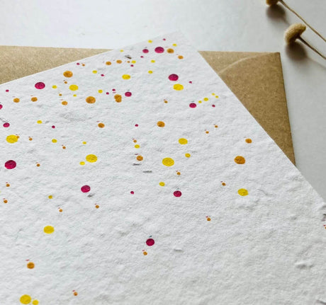 "Happy Birthday" Saatpapier Grußkarten | Schenken, einpflanzen, beim wachsen zusehen