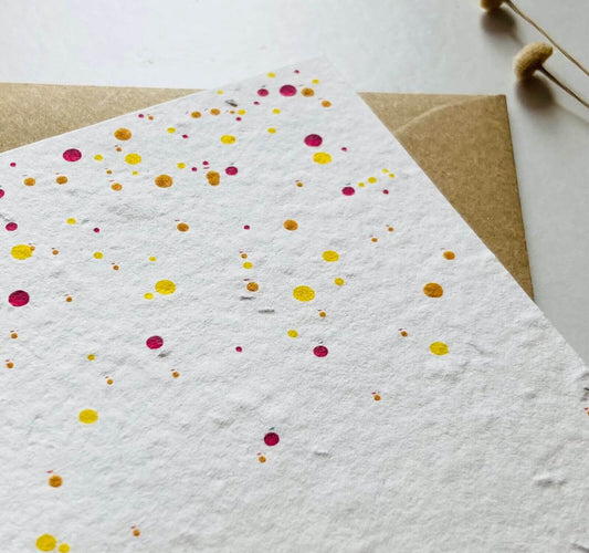 "Happy Birthday" Saatpapier Grußkarten | Schenken, einpflanzen, beim wachsen zusehen