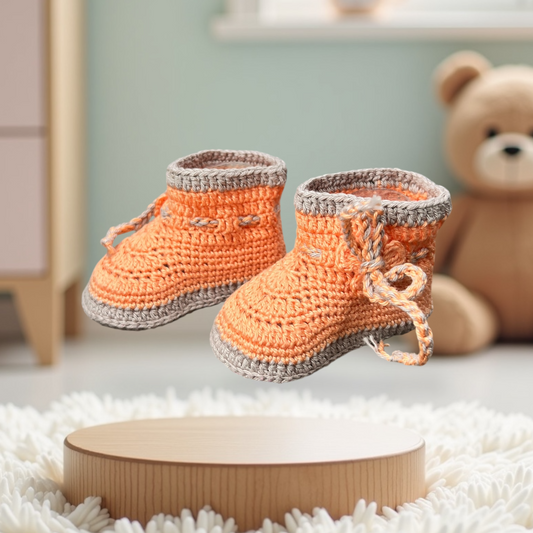 Handgemachte Babyschuhe | Liebevoll gehäkelt, einzigartig und nachhaltig