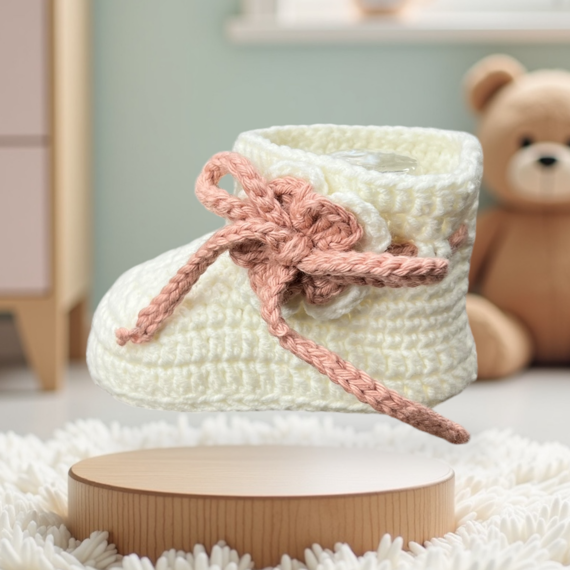 Handgemachte Babyschuhe | Liebevoll gehäkelt, einzigartig und nachhaltig