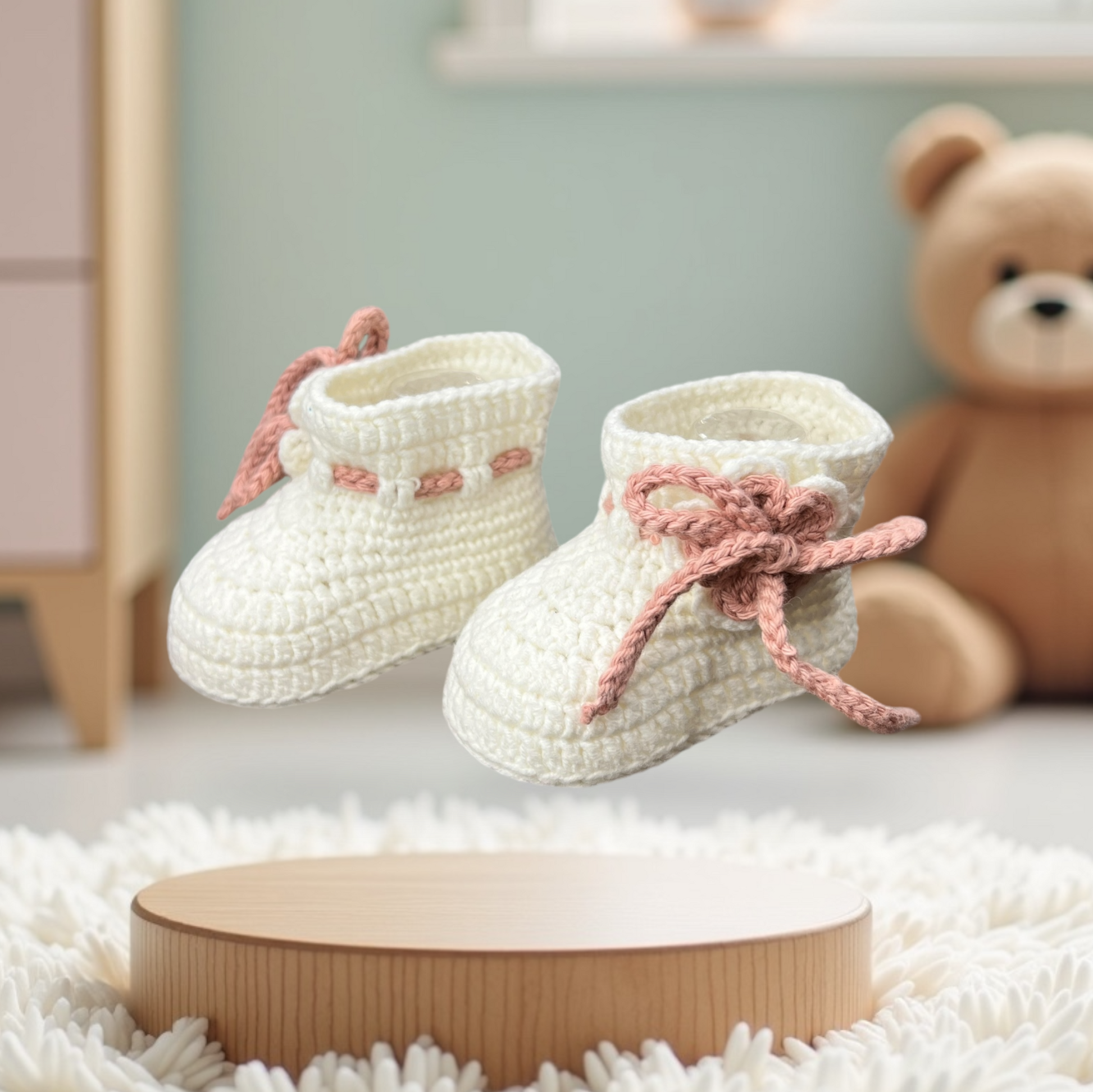 Handgemachte Babyschuhe | Liebevoll gehäkelt, einzigartig und nachhaltig