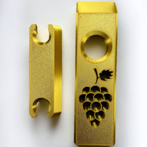 Selbst-balancierende Weinpräsentation | Für Flasche + 2 Gläser Home Decor Dreizack | 3D Druck oesterreich handgemachte geschenke in wien