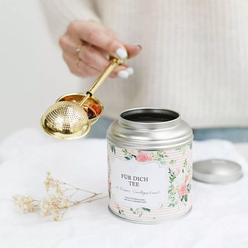 Tee Für dich – Früchtetee mit Himbeer-Vanille, natürlich aromatisiert, 130 g, Bake Affair, handveredelt in Österreich