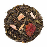 Tee Guten Morgen Lieblingstag – Grüntee mit Erdbeer-Rhabarber-Geschmack, aromatisiert, 100 g, Bake Affair, handveredelt in Österreich