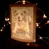Lithopan Bild mit Wunschfoto | Dein lebendiges Kunstwerk Personalisiert & Individuell Dreizack | 3D Druck oesterreich handgemachte geschenke in wien