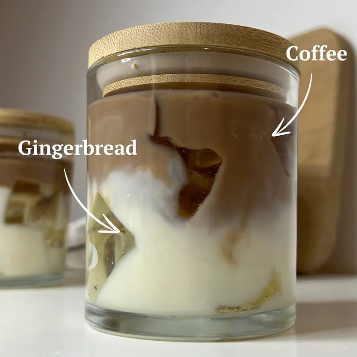 Handgemachte Iced Coffee Candle von Candle Me Crazy mit Kaffee- und Lebkuchenduft, 220 ml