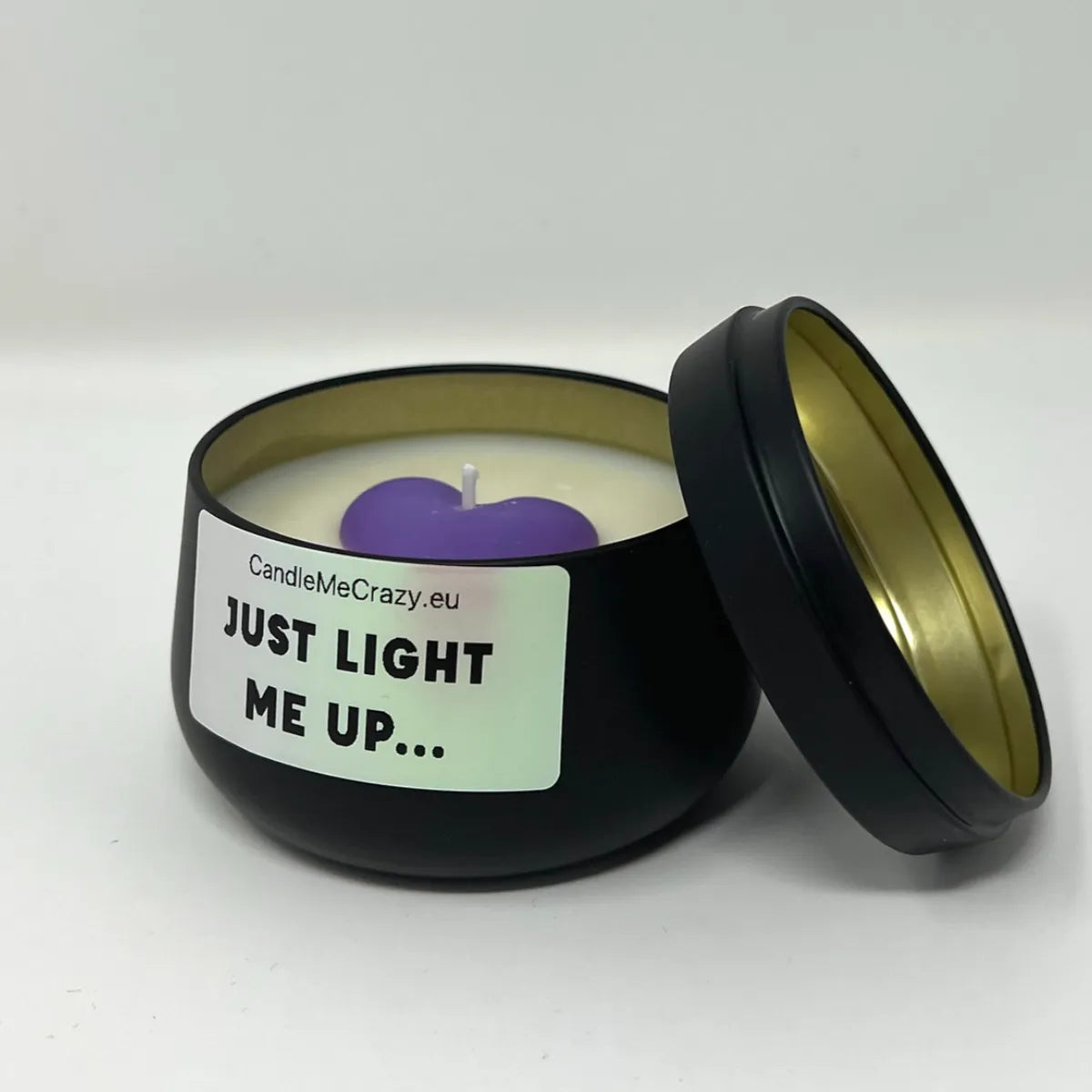 Handgemachte Custom Candle von Candle Me Crazy mit versteckter Botschaft im Wachs, 100 ml