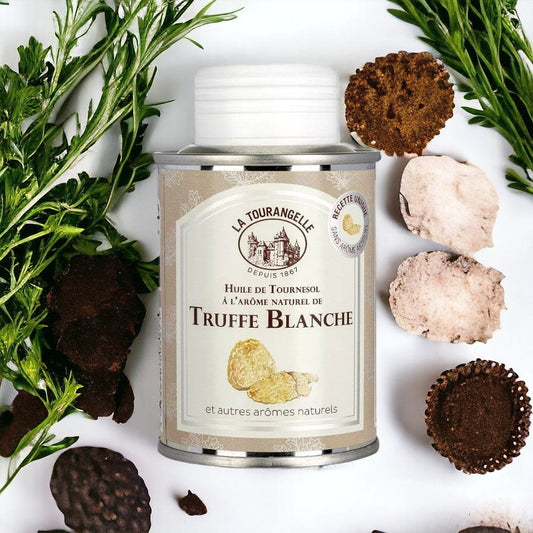 Weißer Trüffel-Öl 125ml | Meisterhafte Öle mit französischer Tradition Genuss Dreizack oesterreich handgemachte geschenke in wien