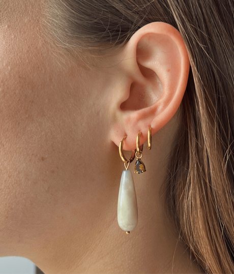 Grüner Zirkonia Charm | Raffinierte Eleganz mit luxuriösem Schimmer