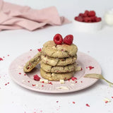 Himbeer-Cookies mit weißer Schokolade | Backmischung 336g
