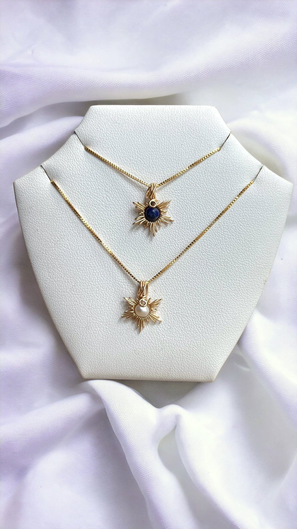 Traumsonne Lapis Lazuli | Edelsteine & 14K Solidvergoldung Schmuck Necklessary oesterreich handgemachte geschenke in wien