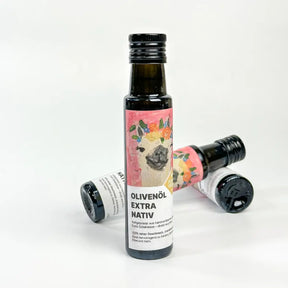 Natives Bio-Olivenöl extra von Fundo Verde in dunklem Glas – Criolla-Oliven aus Peru, nachhaltige Produktion, beste Qualität.