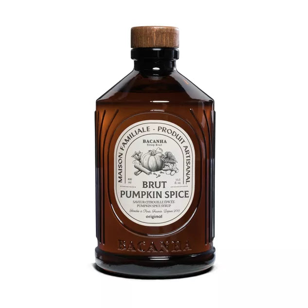 Bio Pumpkin Spice Sirup | Sirop Brut Citrouille Épicée – Bacanha Paris