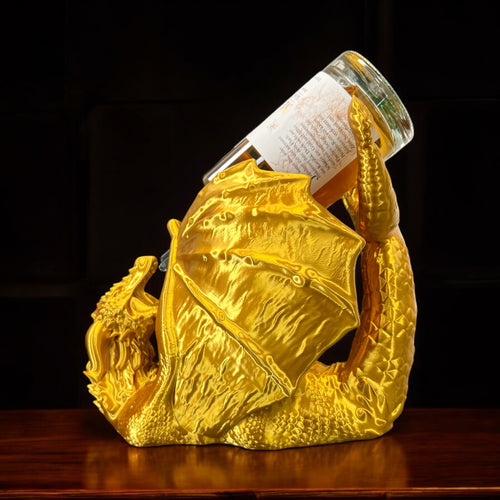 Flaschenhalter in Drachenform | Majestätischer Beschützer in deiner Lieblingsfarbe