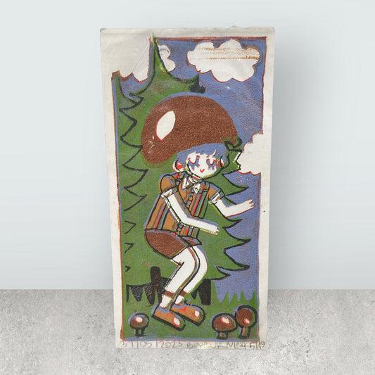 Original 15.5x27cm Linoldruck von BoyBurning | Kunst in Zeichen der Toleranz LGTBQ Prints BoyBurning oesterreich handgemachte geschenke in wien