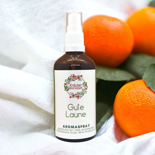 Aromaspray GUTE LAUNE | Kräuterwerkstatt Parfum & Raumdüfte Kräuterwerkstatt oesterreich handgemachte geschenke in wien