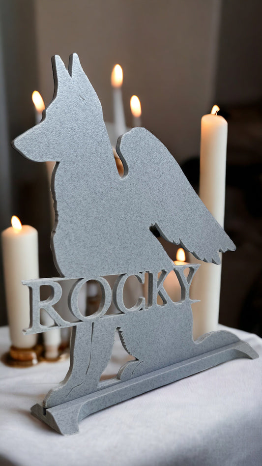 Andenken an deinen Hund | Personalisierte Haustier-Erinnerungsstücke Haustiere Dreizack | 3D Druck oesterreich handgemachte geschenke in wien