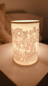Lithopan mit Wunschfoto | 3D-gedrucktes Lichtbild aus Wien