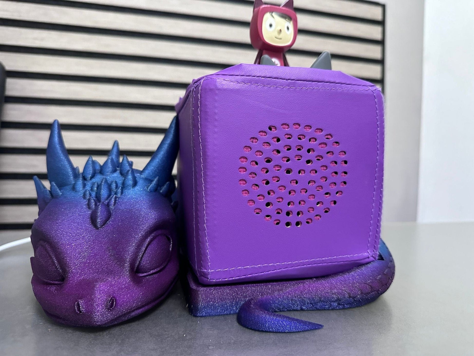 Toniebox Display in Drachenform Dreizack | 3D Druck oesterreich handgemachte geschenke in wien