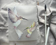 MiniDei Design Bügelbild-Set, wähle dein Lieblingstier (Huhnfamilie, Otter, Hasen, Kolibris, Wal, Elefanten u.a.), 9,5x10cm, hochwertige DTF-Bügelbilder, handgezeichnet, langlebig.