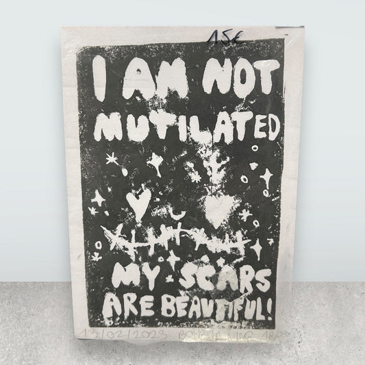 Original A4 Linoldruck von BoyBurning | Kunst in Zeichen der Toleranz LGTBQ Prints BoyBurning oesterreich handgemachte geschenke in wien