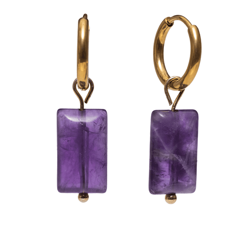 Amethyst-Ohrringe | Ruhe und Eleganz in violettem Glanz
