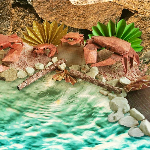 Origami-Miniaturwelten von Künstlerhände | Welten zum Aufstellen oder -hängen