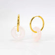 Quarz Hoops | Symbol für Stärke und Wachstum Schmuck CaliorJewelry oesterreich handgemachte geschenke in wien