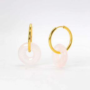 Quarz Hoops | Symbol für Stärke und Wachstum Schmuck CaliorJewelry oesterreich handgemachte geschenke in wien