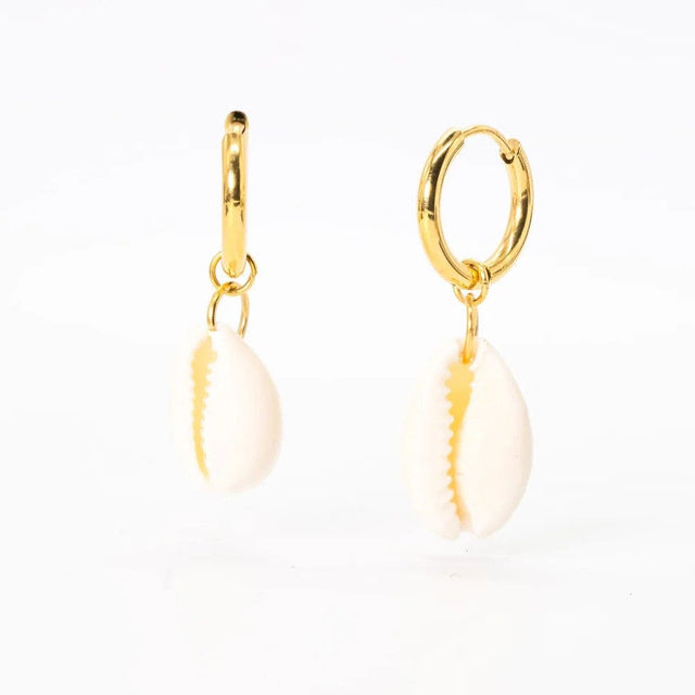 Shell Hoops | Maritime Eleganz für Deinen Look Schmuck CaliorJewelry oesterreich handgemachte geschenke in wien