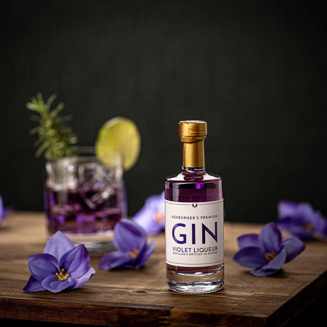 Ashburner’s Premium Gin Veilchen/Violet | Zart, floral, honigsüß