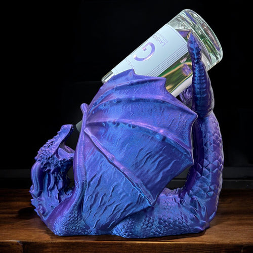 Flaschenhalter in Drachenform | Majestätischer Beschützer in deiner Lieblingsfarbe