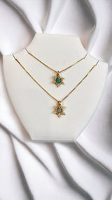 Traumsonne Amazonit | Edelsteine & 14K Solidvergoldung Schmuck Necklessary oesterreich handgemachte geschenke in wien
