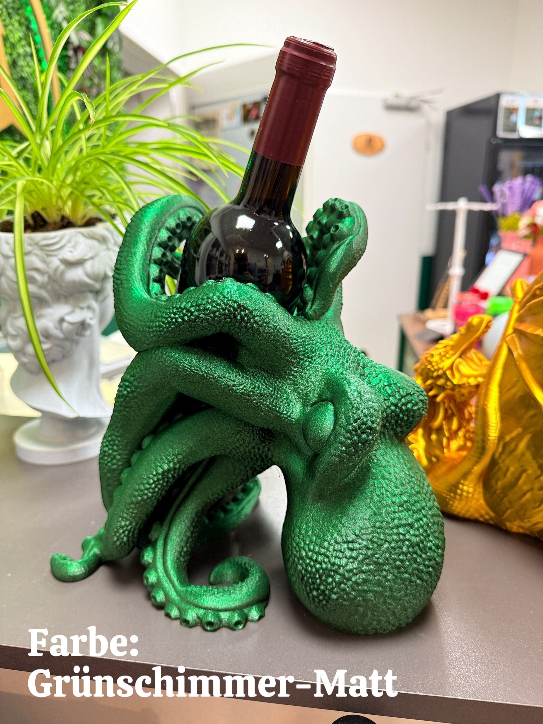 Premium Kraken Flaschenhalter | Edles Accessoire für deine Bar
